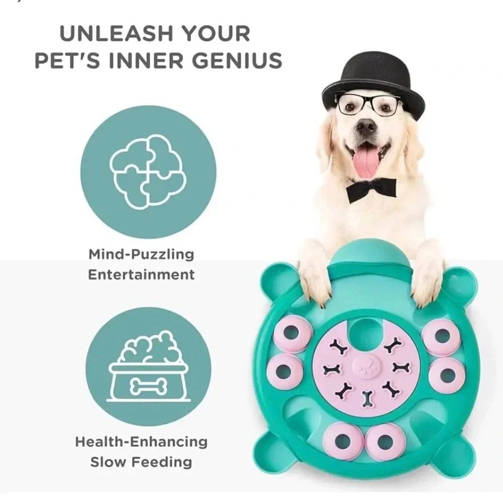 Dog Food Puzzle Feeder Toys for‎ IQ Training, Mental Enrichment and Stimulation